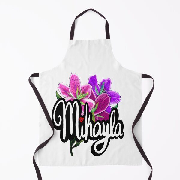 Item preview, Mikayla popular girls first name with Lillies . Top 100 Personalized personalised customised name Mikayla  designed and sold by Artonmytee.
