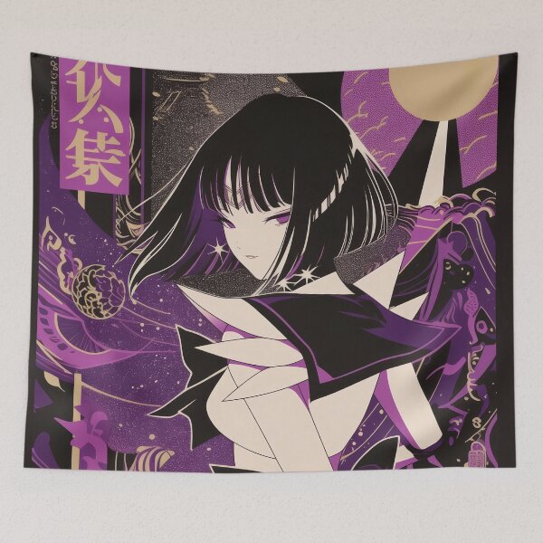 Item preview, Sailor Saturn Bold Simple Art Wall  designed and sold by AnimeArsenalPrints.