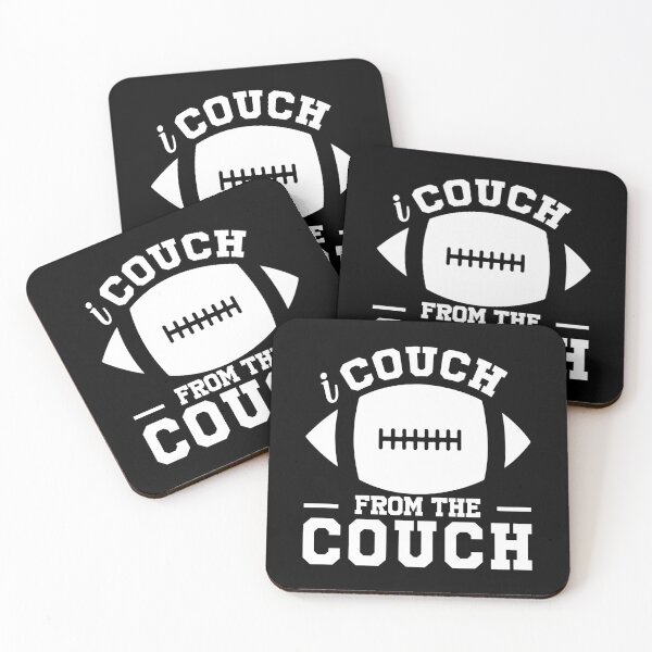 Item preview, i coach from the couch,Funny Football Coach  designed and sold by CloudyPress.