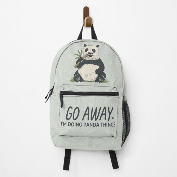 Item preview, Go Away. I’m Doing Panda Things - Bamboo Print Edition designed and sold by fruitfuLIFEstudio.