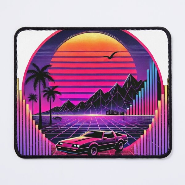 Item preview, Synthwave Retro Car Sunset Vaporwave Art designed and sold by InkNovaLab.