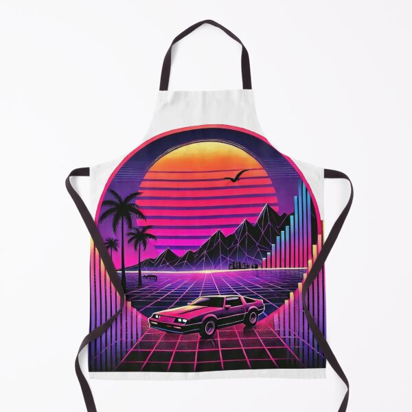Item preview, Synthwave Retro Car Sunset Vaporwave Art designed and sold by InkNovaLab.