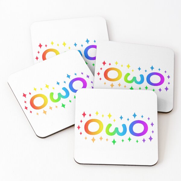 Item preview, Rainbow OwO designed and sold by LittleLinenKitten.