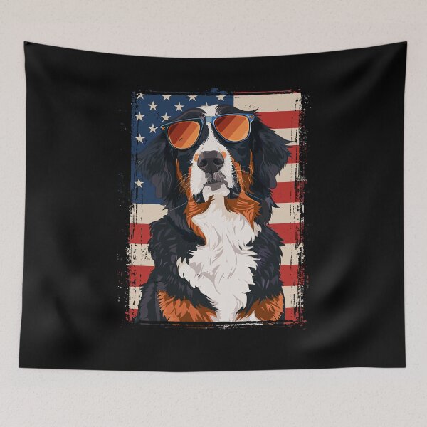 Item preview, Funny Appenzeller Sennenhund 4th July USA Flag America Mom Dad Kids designed and sold by rafaeltto.