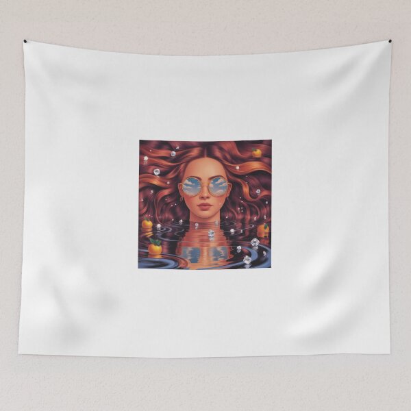 Item preview, Surreal Woman Water Orange Reflection designed and sold by AbanoubStore.
