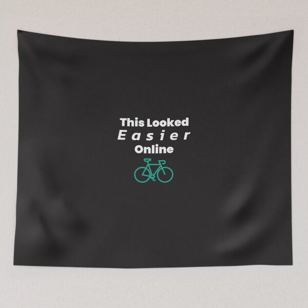 Item preview, This Looked Easier Online - Dad Cycling designed and sold by GreyTee.