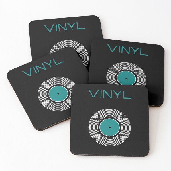 Item preview, Vinyl (Teal) Minimalist Style Retro Record Artwork designed and sold by kakarikihill.