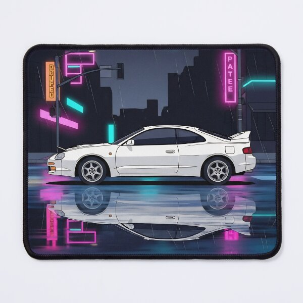 Item preview, Toyota Celica GT-Four ST205 JDM Neon Rain Polaroid Art designed and sold by Motorline44.