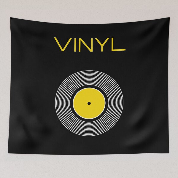 Item preview, Vinyl (Yellow) Minimalist Style Retro Record Artwork designed and sold by kakarikihill.