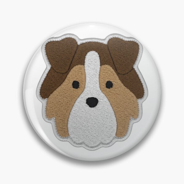Item preview, Embroidered Sheltie Patch Design  designed and sold by lovemydoggie.