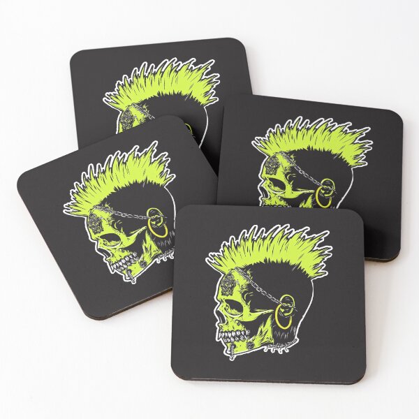 Item preview, punk rock skull designed and sold by HauntedEmporium.