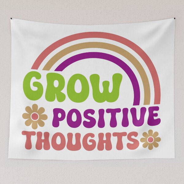 Item preview, grow positive thoughts designed and sold by LOVEARTDESIGN.