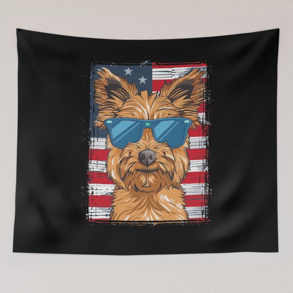 Item preview, Funny Australian Shepherd 4th July USA Flag America Mom Dad Kids designed and sold by rafaeltto.