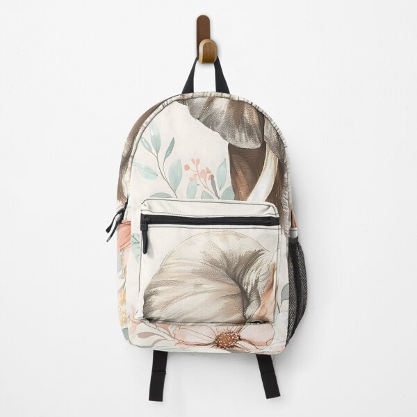 Item preview, Floral Elephant Design, Boho Safari Animal Art, Soft Neutral Botanical Elephant, Aesthetic Nature Illustration designed and sold by innerfaith.