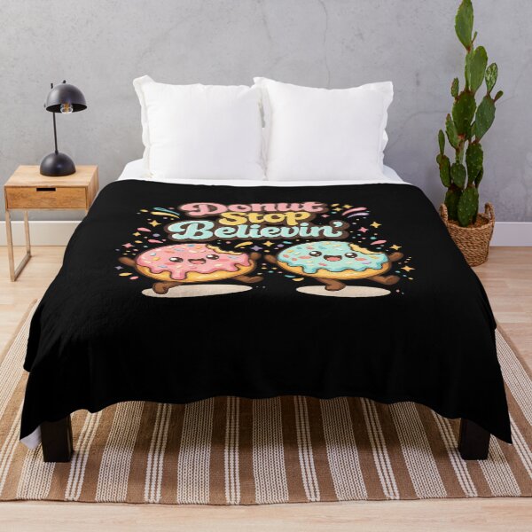 Item preview, Donut Stop Believin Funny Inspirational Donut Pun Dessert Music Lover Gift World Donut Day designed and sold by Im-Ara.