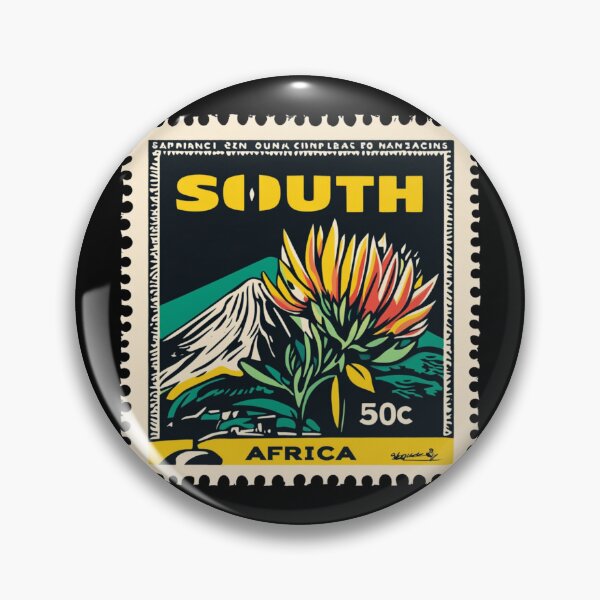 Item preview, South Africa Vintage Postage Stamp - King Protea designed and sold by tiigerdad.