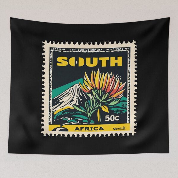 Item preview, South Africa Vintage Postage Stamp - King Protea designed and sold by tiigerdad.