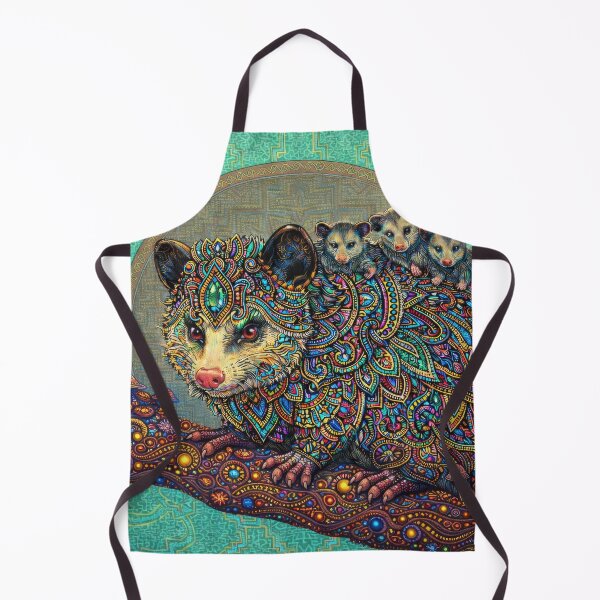 Item preview, Lab Visions 067: Psychedelic Opossum with Babies Visionary Animal Art designed and sold by The Psychedelic Anarchist.