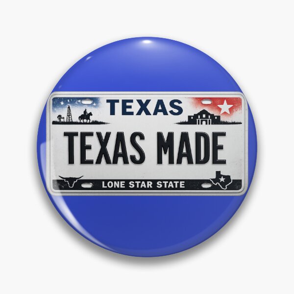 Item preview, Texas Made Lone Star License Plate designed and sold by parisiantoast.
