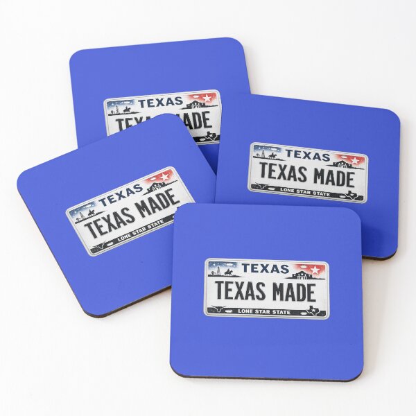 Item preview, Texas Made Lone Star License Plate designed and sold by parisiantoast.