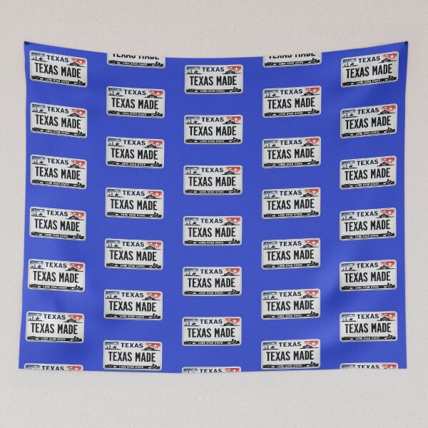 Item preview, Texas Made Lone Star License Plate designed and sold by parisiantoast.
