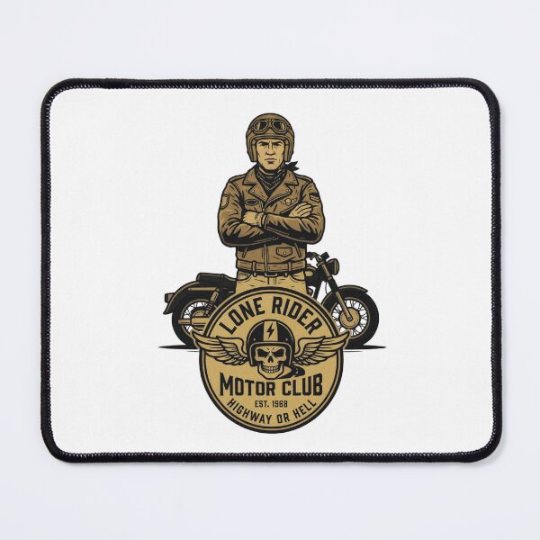 Item preview, Lone rider motor club designed and sold by ManikRaja.