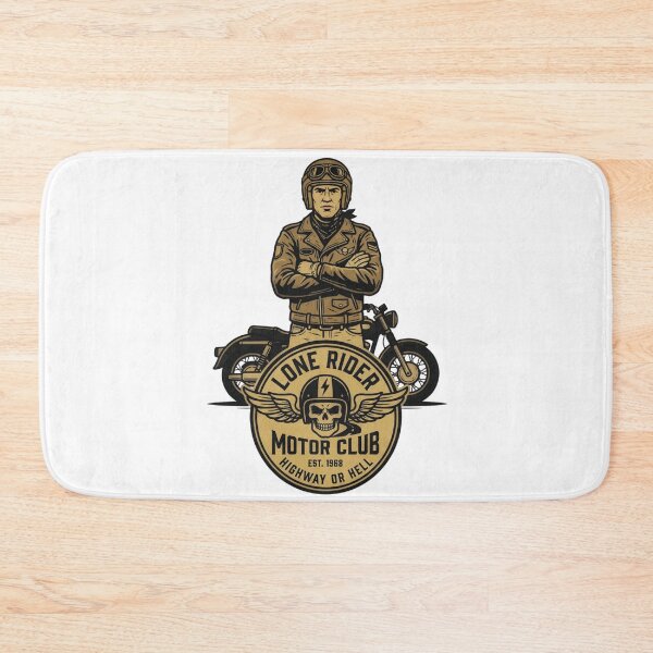 Item preview, Lone rider motor club designed and sold by ManikRaja.
