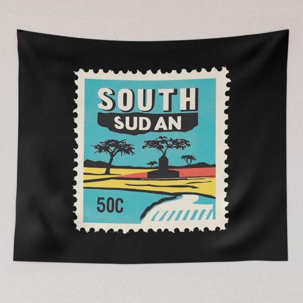 Item preview, South Sudan Vintage Postage Stamp - White Nile designed and sold by tiigerdad.