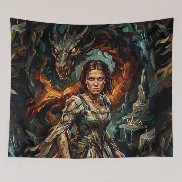 Item preview, The Dragon’s Lair: Broadstroke Elodie Study designed and sold by Art's Diner.