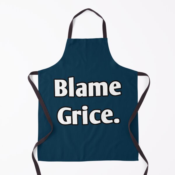 Item preview, Blame Grice Linguistics Meme Pragmatics Joke Implicature Humor designed and sold by Nerd Romance Café.