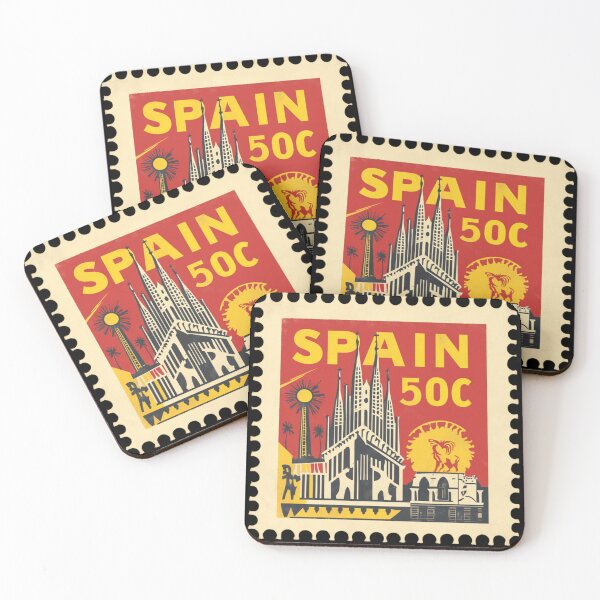 Item preview, Spain Vintage Postage Stamp - Sagrada Familia designed and sold by tiigerdad.
