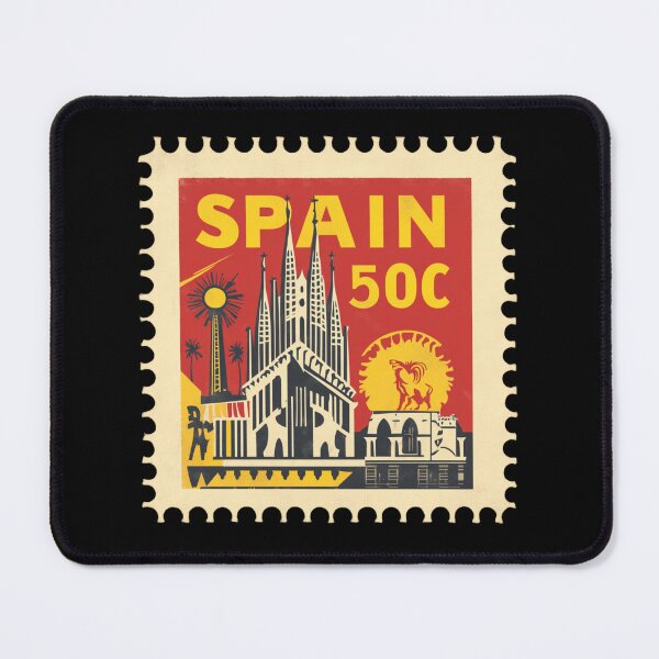 Item preview, Spain Vintage Postage Stamp - Sagrada Familia designed and sold by tiigerdad.