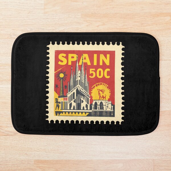 Aperçu de l'œuvre Timbre-poste vintage d'Espagne - Sagrada Familia créée et vendue par tiigerdad.