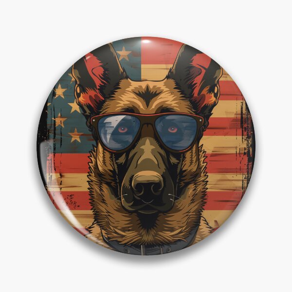 Item preview, Funny Belgian Malinois 4th July USA Flag America Mom Dad Kids designed and sold by rafaeltto.