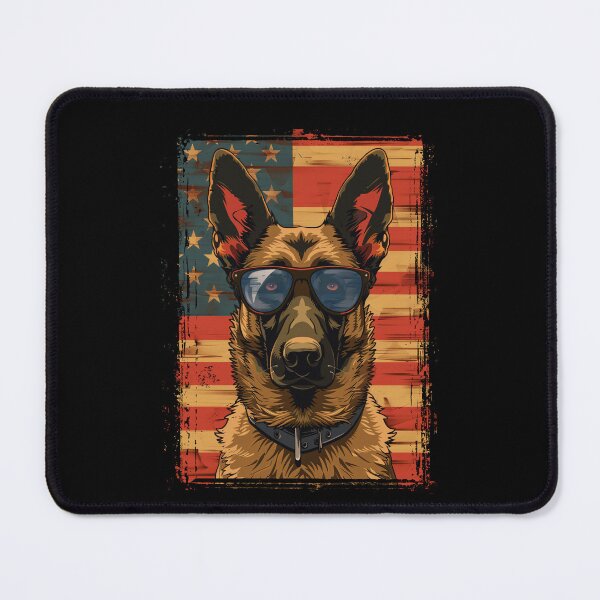 Item preview, Funny Belgian Malinois 4th July USA Flag America Mom Dad Kids designed and sold by rafaeltto.