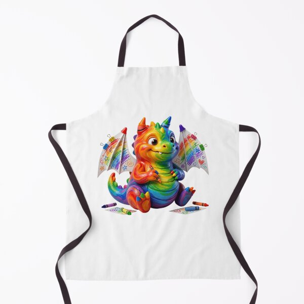 Item preview, Chroma the Crayon Dragon - Creative Spark Mascot designed and sold by Andreza NativeHue Oficial.
