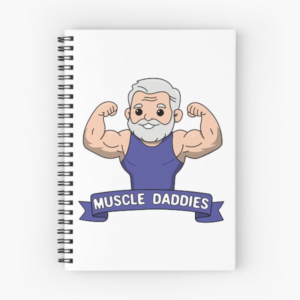 Item preview, Cute Kawaii Muscle Daddy Bearded Bodybuilder designed and sold by muscledaddies.