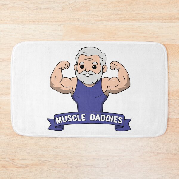 Item preview, Cute Kawaii Muscle Daddy Bearded Bodybuilder designed and sold by muscledaddies.