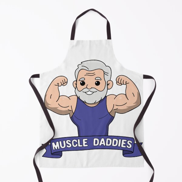 Item preview, Cute Kawaii Muscle Daddy Bearded Bodybuilder designed and sold by muscledaddies.
