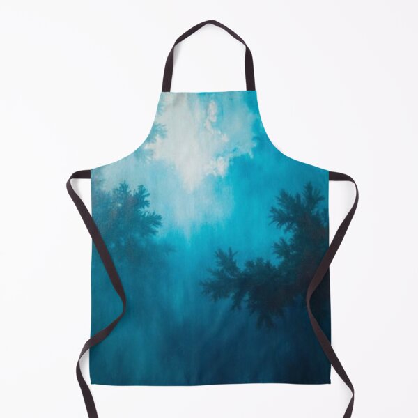 Item preview, Blue mist forest with silhouetted tree branches designed and sold by Rue Market.