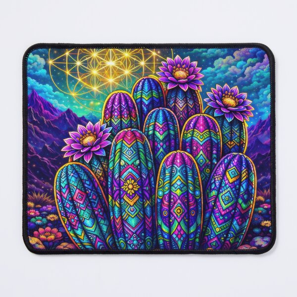 Item preview, Lab Visions 069: Psychedelic Sacred Geometry San Pedro Art designed and sold by The Psychedelic Anarchist.