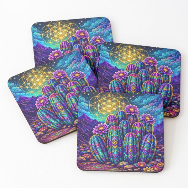 Item preview, Lab Visions 069: Psychedelic Sacred Geometry San Pedro Art designed and sold by The Psychedelic Anarchist.