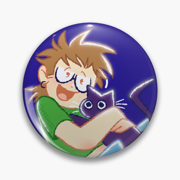 Item preview, Cute guy and his cat designed and sold by boiled-brain.