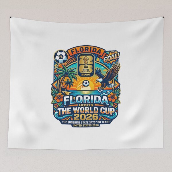 Item preview, Florida Hosts The 2026 World Cup Soccer Design designed and sold by Deviantfant.