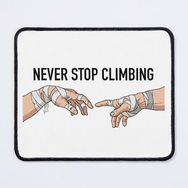 Item preview, Never Stop Climbing - The Creation of Adam Bouldering designed and sold by PaigePolyArt.