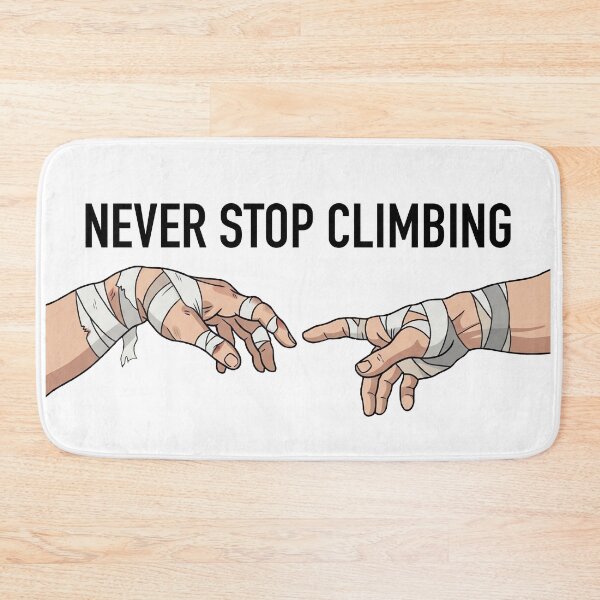 Item preview, Never Stop Climbing - The Creation of Adam Bouldering designed and sold by PaigePolyArt.