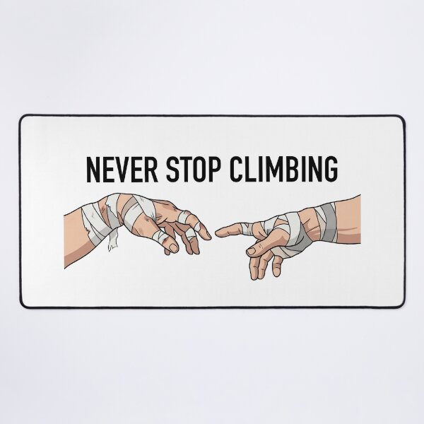 Item preview, Never Stop Climbing - The Creation of Adam Bouldering designed and sold by PaigePolyArt.