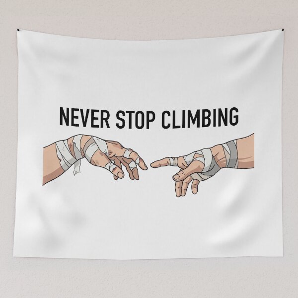 Item preview, Never Stop Climbing - The Creation of Adam Bouldering designed and sold by PaigePolyArt.