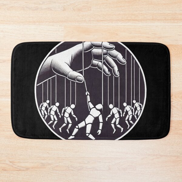 Item preview, Dark Puppet Strings Manipulation Control Art designed and sold by InkNovaLab.