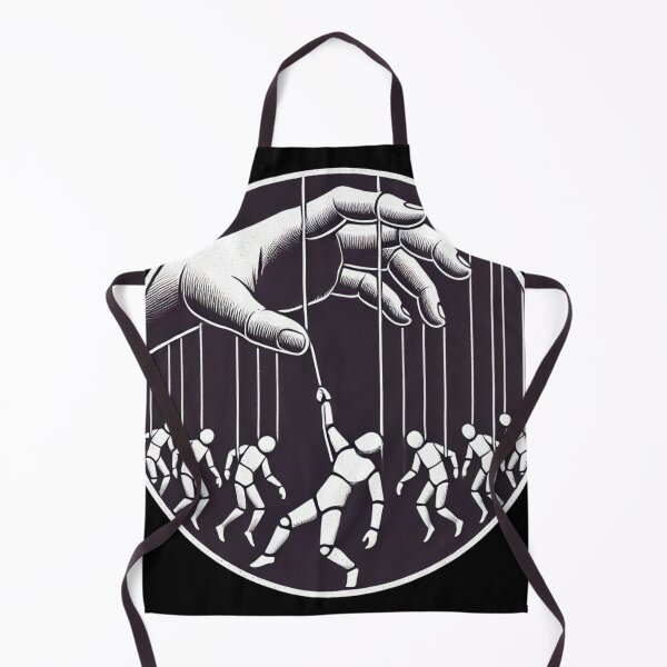 Item preview, Dark Puppet Strings Manipulation Control Art designed and sold by InkNovaLab.